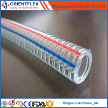 China Manufacturer Transparent PVC Steel Wire Reinforced Hose